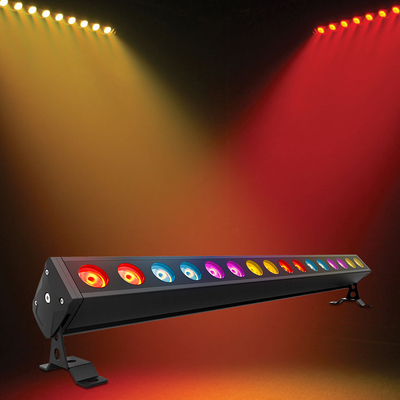 Automatische DMX-Steuerung LED-Bühnenleuchte 1 Meter 16 * 5W Rgbw Außenwandspüler Lichtstafel