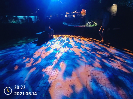 Wasserdichtes dynamisches Wassereffektlicht Außenlicht Rgbw Wasserwelle Led Gobo Projektorlicht