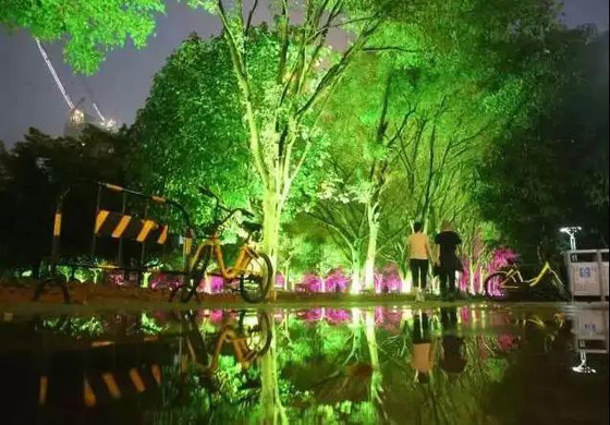 DMX512 RGBW 36W Baum LED Flutlicht LED Gartenlampe Für Landschaftsprojektion