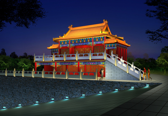 IP65 Außenfarben RGB LED Gartenbaum Flutlicht Hohe Leuchtdämpfung Leistungsstarke Landschaftsprojektionsleuchte 36 W