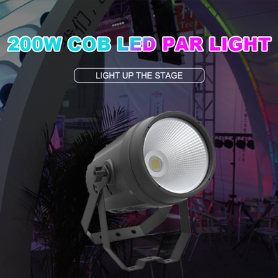 Bühnenbeleuchtung 200w Cob Led Par Light Dmx 512 Cob Led Outdoor Cob Par Light