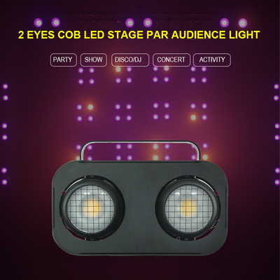 2 Augen 2*90W Dmx512 Steuerung Splicing Cob Publikum Blinder Effekt Bühnenlicht