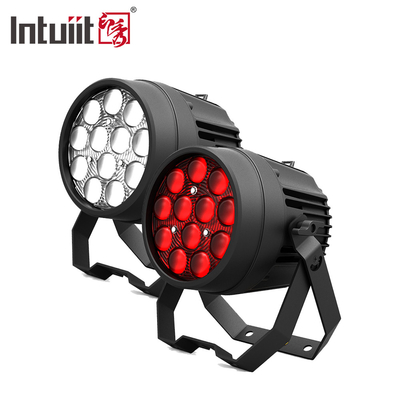 12x10W RGBW 4in1 Außen IP65 Wasserdicht Schwerguss Aluminium Flat Led Par Licht