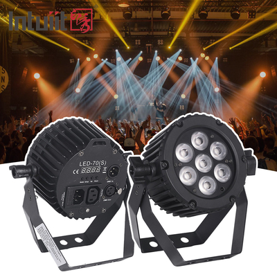 DMX-gesteuerte LED-Parlicht 22W RGBW DJ Par Bühnenbeleuchtung Party-Leuchten