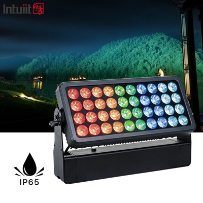 40x10W RGBW Wasserdicht Wand Wasch Gebäude Licht Led Flutlicht IP65 Stadt Farbe Bühnenleuchten für die Kirche