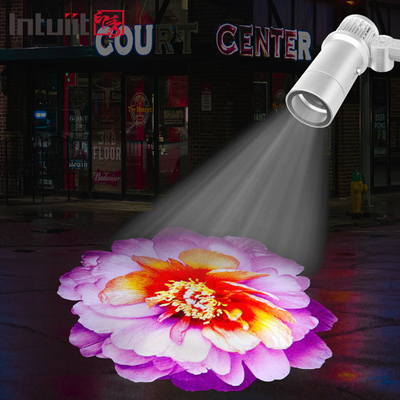 60W IP65 LED-Gobo-Logo-Projektor Wasserdicht Außenwerbebeleuchtung mit Aluminiumkörper