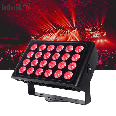 24PCS 10w Wasserdichtes Led Wand Waschgerät Licht Hochleistungs-Led Flutlicht RGBW Led Stadtfarbenlicht