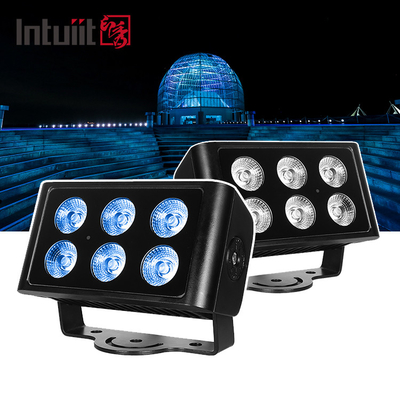 DMX512 6x5W RGBW 4in1 IP65 Wasserdicht DJ Hochzeitsbühne Stadt Wandspüler Außen LED Waschflutlicht