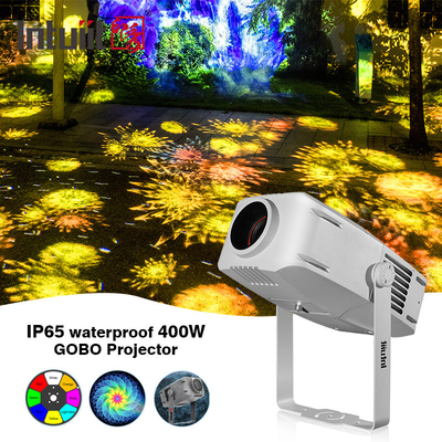 Außen-Gobo-Projektor 400w Werbeprojektor Dreh-Led Wasserdicht IP65 Logo Gobo-Projektor Licht