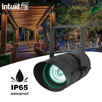 Outdoor LED RGBW Scheinwerfer 15W wasserdicht Scheinwerfer mit schmalem Strahlwinkel 4,5 Grad Landschaftsstraße Gartenquadrat Scheinwerfer
