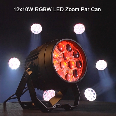 12x10W RGBW 4in1 LED Par Light Bühnenleuchten für Leistung und Lichteffekte