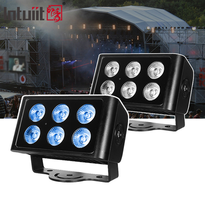 6x5W DMX RGBW 4 in 1 Außen LED Wandwaschlicht Flutlicht