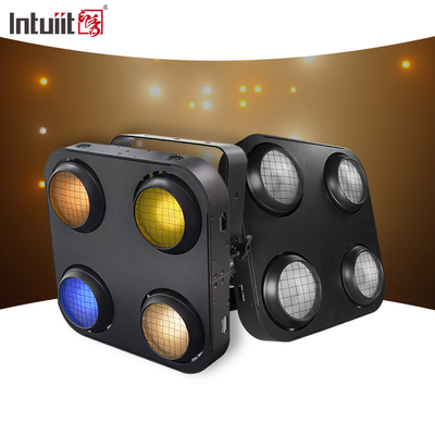Bühnenleuchte Außenlicht 4X90W COB Bernsteinweiß Warm Publikum LED Blinderlicht