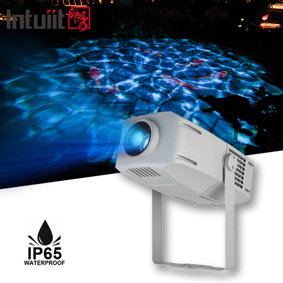 Außenwasserdicht 400W LED Logo Projektor Licht IP65 Für Landschaftsprojektion Gobo Ozean Wasserwelle Blau Dynamischer Wellenwirkung