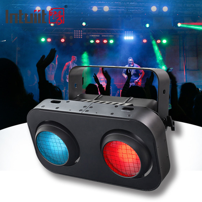 2 Augen 2x90W RGB 2IN1 LED COB Blinder Light Amber Warm White Professionelle DJ Party Bühne Effekt Beleuchtung