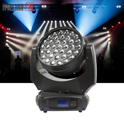 LED Wasch 37x10W Zoom Bühnenbeleuchtung DMX Strahlwasch Bewegliche Scheinwerfer