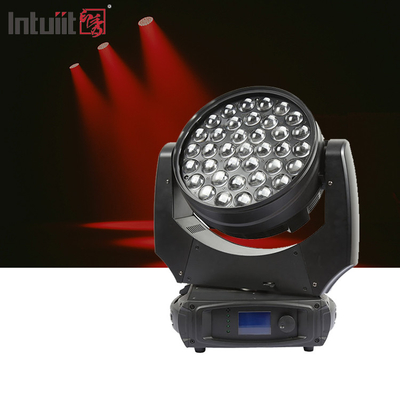 37x10W Zoom Beam Waschen Bewegtes Kopflicht für Bühnenbeleuchtung Effekt mit RGBW 4in1 LED und DMX Control Dj Disco und Nachtclub