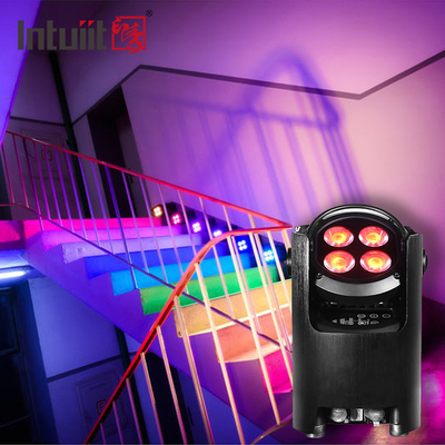 4*12W 4-in-1 RGBW Dj Hochzeitsbatterie LED-Aufleuchtung WIFI Drahtlose Disco Bühnenbeleuchtung