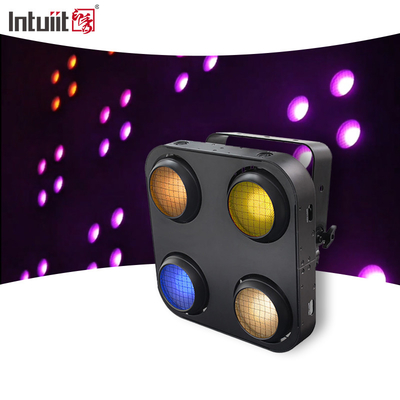 Ip65 4x90W Bernsteinfarbene Warme Weiße Led Cob Publikum Blinder Licht Außenwasserdicht 4 Augen Peaky Blinders