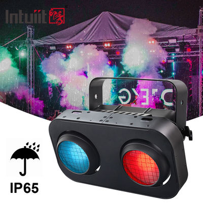 2-Auge IP65 Warmweiß/Bram/RGB 200W LED Publikum COB Blinder Licht für DJ Konzert Veranstaltung Theater Bühnenbeleuchtung