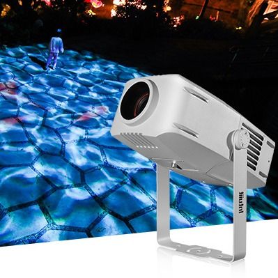 100W Außenwasserdichtes LED-Projektor Wasserwelle Blau Dynamische Welle Bühneffekt Gobo Licht Projektionsleuchten