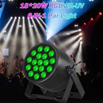 18x20 Wasserdicht DMX Led Par Kann RGBWA UV für Outdoor Theater Hochzeit Konzert Show Veranstaltungen