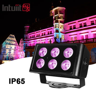 6x5W RGB RGBW Außen-LED-Wandspülerlicht IP65 Hochwasserblinder Strobe