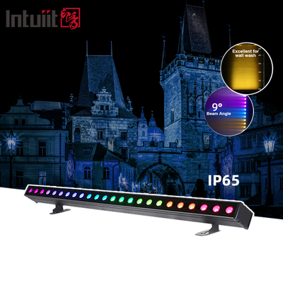 24x2W IP65 wasserdichte Batterie Led Wand Waschmaschine Licht RGBW 4in1 Wand Waschmaschine Licht Außen