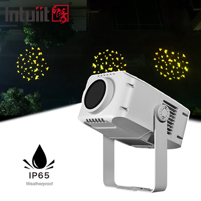 100W Kundenspezifischer Gobo-Projektor IP65 Hohe Helligkeit Werbung LED Outdoor Weihnachts-Gobo-Logo-Projektor Werbelichter