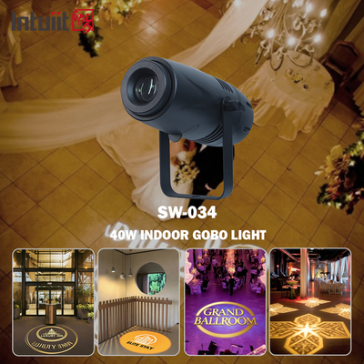 40w Innenwerbung Gobo Projektor Lampe Led Logo Fußbodenprojektor