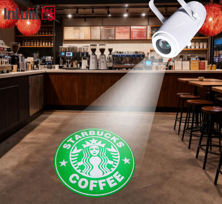 Kostenlose kundenspezifische Logo-Gobo-Projektor-Werbeleuchten 40W LED-Schild-Wandprojektionslampe IP20