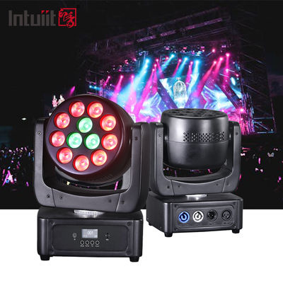 12x8W RGBW LED Moving Head Wash Bühnenlicht Disco Party Beam Effekt DMX Steuerung für Nacht-Themenpark