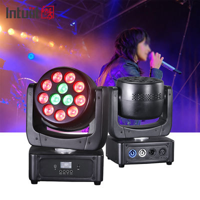 12*8W Moving Head LED DJ Licht RGBW Wash Beam DMX512 Sound Activated Bühnenbeleuchtung für Hochzeiten, Disco-Partys