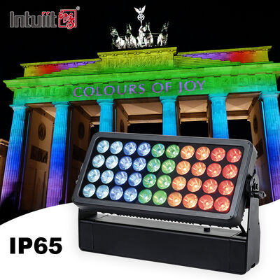 40x10W RGBW LED Flutlicht Außenstrahler City Color IP65