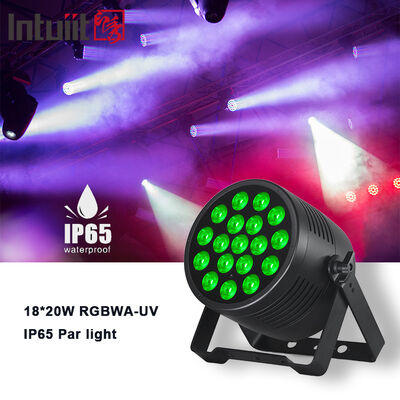 IP65 18x20w RGBAW UV LED Par Uplight Wasserdichtes Led Par Licht