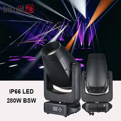 Professionelle 280W CMY LED-Bühnenleuchte BSW 3in1 Strahl Spot Wash Bewegt Kopflicht mit DMX512 Steuermodus