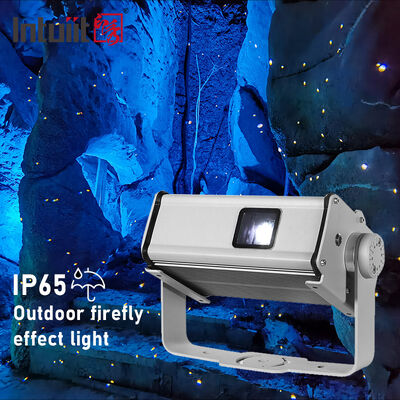 IP65 Wasserdicht 13W Außenfeuerfliegeffekt Lichtlaser Projektor Dynamische funkelnde Sternenhimmellampe für Park Wald Landschaftsdekoration
