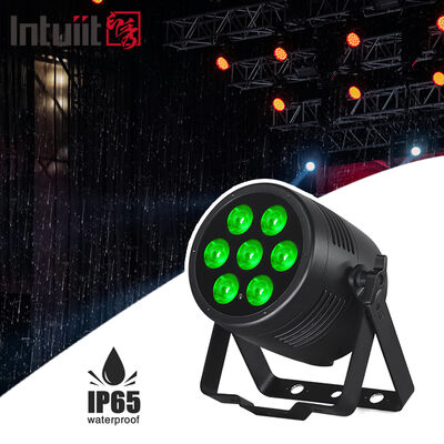 uper Bright 7*20W RGBWA+UV 6in1 LED Par Light IP65 Outdoor DMX512 für Konzertszenen Nachtclubs