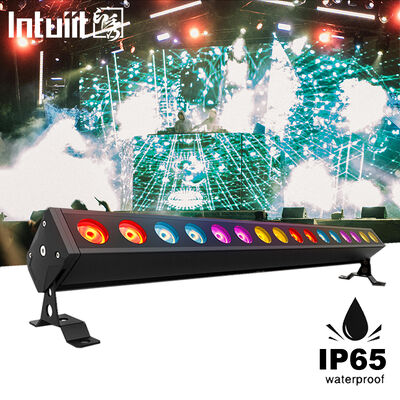 IP65 Outdoor 16x5W RGBW 4-in-1 LED-Linienwandspüler-Lampenlicht DMX512 Bühnenarchitektur Waschbeleuchtung