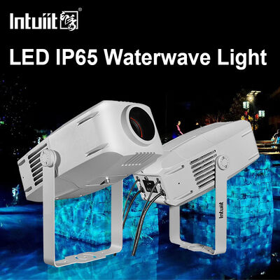 Außen IP65 Wasserwelleffekt Projektor RGBW LED, 60W bis 400W Optionen, DMX512, Bewegt Wellenlicht für Fassaden, Gärten