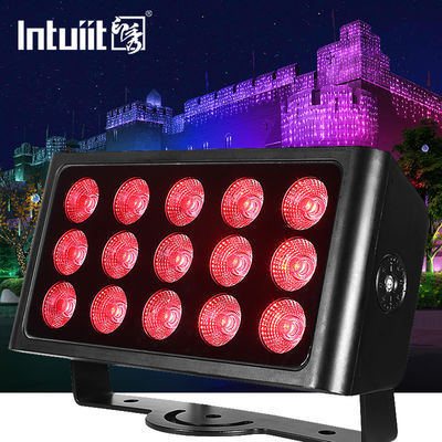 4 Farbe Rgbw 4 in 1 LED-Wash-Effekt-Bühnenflutlicht im Freien 15 Stück 80 Watt DMX für Live-Events