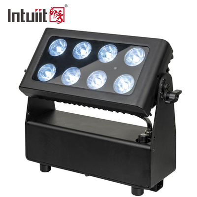Stadiums-Gleichheits-Licht Rgbw 8x15w Dmx wasserdichtes geführtes batteriebetrieben