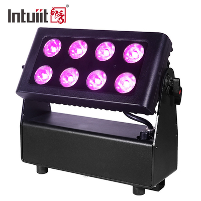 Wand-Waschmaschinen-batteriebetriebene Stadiums-Stadt-Farbe 8*15w Ip65 wasserdichte geführte führte im Freien Wäsche-Licht