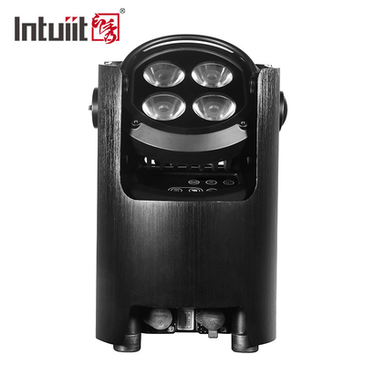 Wasserdichtes Wifi führte drahtlose Dmx batteriebetriebene Fernbedienung der Gleichheits-Licht-4x12w RGBW