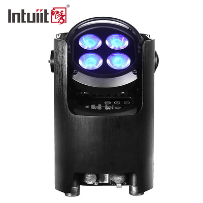 Aluminiumheiratsdrahtlose Dmx batteriebetriebene geführte Gleichheit Uplights des stadiums-Licht-4*12W