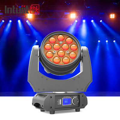 RGBW 4 - in- 1 Strahln-bewegendes Haupt- Licht Weitwinkel-12x10W des lauten Summens 5-60 des Grad-LED